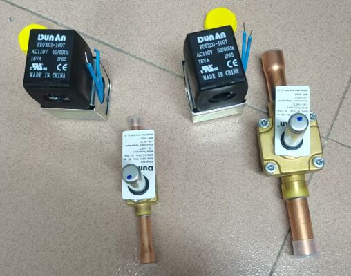 kualitas  Trane screw machine solenoid valve and coil Valve VAL12407  COL27493 pabrik
