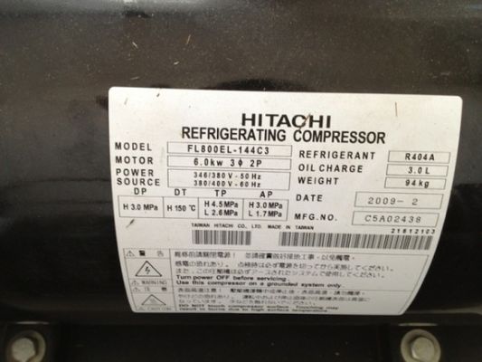 kompresor scroll horizontal hitachi FL800EL-144C3