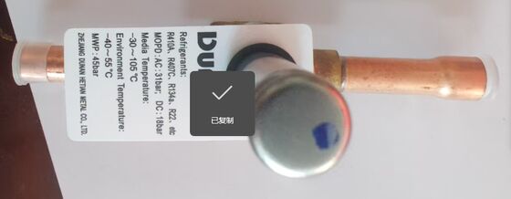 Katup solenoid dan koil mesin sekrup Trane Katup VAL12407 KOIL27493